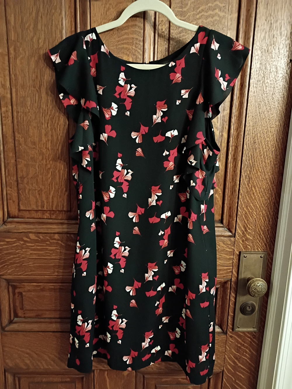 Banana Republic Dress, Flutter Cap Sleeves, Size 10, Excellent
